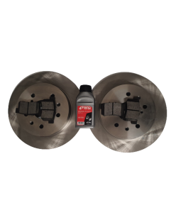 Brake Disc Rear and Pads Pair Sports 2006-2010