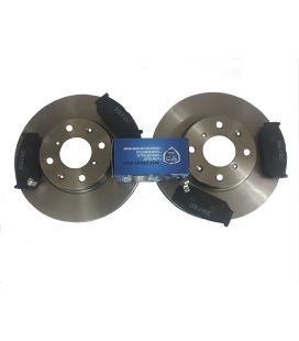 Brake Discs and Pads Front 2004 to 2010